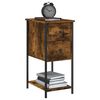 vidaXL Bedside Cabinets 2 pcs Smoked Oak 32x42x70 cm Engineered Wood