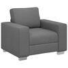 vidaXL Sofa Dark Grey 100 x 80 x 82 cm Fabric