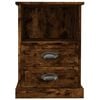 vidaXL Bedside Cabinets 2 pcs Smoked Oak 43x36x60 cm