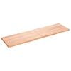 vidaXL Bathroom Countertop Light Brown 180x50x(2-4)cm Treated Solid Wood