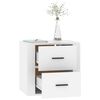 vidaXL Wall-mounted Bedside Cabinet White 50x36x47 cm