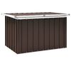 vidaXL Garden Storage Box Brown 109x67x65 cm