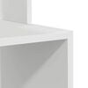 vidaXL Desk with Shelf White 106 x 40 x 88.5 cm Engineered Wood