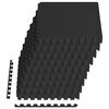 vidaXL Floor Mats 54 pcs 4.86㎡ EVA Foam Black
