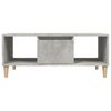 vidaXL Coffee Table Concrete Grey 90x50x36,5 cm Engineered Wood