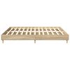 vidaXL Bed Frame without Mattress Sonoma Oak 180x200cm Engineered Wood