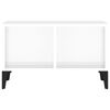vidaXL Coffee Table High Gloss White 60x50x36.5 cm Engineered Wood