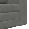 vidaXL Sofa Bed 60cm Dark Grey Velvet