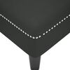 vidaXL Chaise Lounge with Pillow and Right Armrest Black Velvet