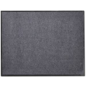 vidaXL Door Mat Grey 90 x 60 cm PVC