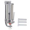 vidaXL Manual Stainless Steel Vertical Sausage Stuffer/Sausage Filler/Maker 3.5L