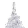 vidaXL Artificial Pre-lit Christmas Tree with Ball Set Silver 150 cm PET