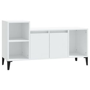 vidaXL TV Cabinet White 100x35x55 cm Engineered Wood
