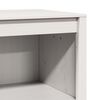 vidaXL Kitchen Cabinet Warm White 106 x 55 x 92 cm Solid Pine Wood