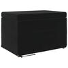 vidaXL Stool Black 61 x 41 x 40 cm Velvet and Engineered Wood