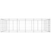 vidaXL Outdoor Dog Kennel Galvanised Steel 36.3 m²