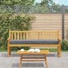 vidaXL Pallet Cushion Set 2 pcs Anthracite 200 x 40 x 8 cm