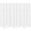 vidaXL Gabion Raised Beds 3 pcs 30x30x100 cm Iron