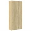 vidaXL Highboard Sonoma Oak 80x42,5x185 cm Engineered Wood