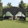 vidaXL Party Tent Anthracite 400 x 400 x 266 cm Polyethylene