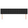 vidaXL Headboards Black 200x5x78/88 cm Faux Leather