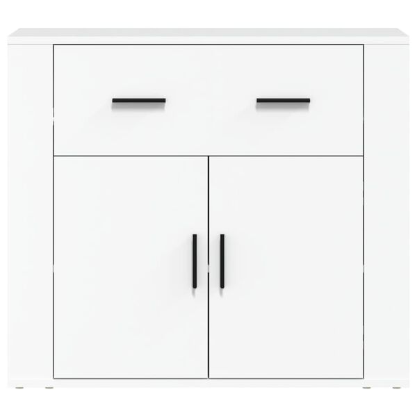 vidaXL Sideboard White 80x33x70 cm Engineered Wood