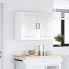 vidaXL Kitchen Wall Cabinet Lucca High Gloss White Engineered Wood