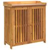 vidaXL Garden Cabinet Natural 93 x 41.5 x 98cm Solid Acacia Wood