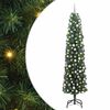 vidaXL Artificial Christmas Tree with 300 LEDs with Stand Green 210 cm