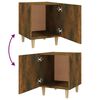 vidaXL Bedside Cabinets 2 pcs Smoked Oak Engineered Wood