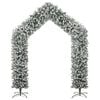 vidaXL Christmas Tree Arch with Flocked Snow 270 cm