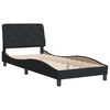 vidaXL Bed Frame without Mattress Black 90x190 cm Velvet