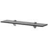 vidaXL Floating Shelves 2 pcs Glass 50x10 cm 8 mm