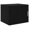 vidaXL Wall Cabinet Black oak 50 x 42.5 x 40 cm Engineered Wood
