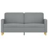 vidaXL 2-Seater Sofa Light Grey 140 cm Fabric