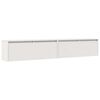 vidaXL Wall Cabinets 2pcs White 100x30x35 cm Solid Wood Pine