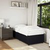 vidaXL Bed Frame without Mattress Black 90x190 cm Velvet