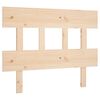 vidaXL Bed Headboard | Pine | Solid pine wood | 93.5x3x81 cm | Decorative Inlays