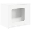 vidaXL Cat House White 51 x 30 x 42.5 cm Engineered Wood