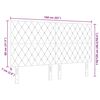 vidaXL Headboard Black 160 cm Velvet