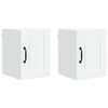 vidaXL Wall Cabinet PORTO 2 pcs White 30 x 31 x 40 cm Engineered Wood