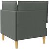 vidaXL Storage Ottoman Dark Grey