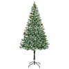 vidaXL Artificial Christmas Tree with Stand Green 180 cm PVC and Steel