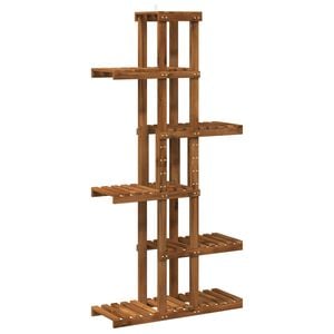 vidaXL Plant Stand Natural 68 x 23.5 x 140 cm Solid Acacia Wood