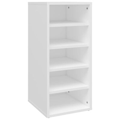 vidaXL Shoe Cabinets 2 pcs White 31.5x35x70 cm Engineered Wood