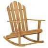 vidaXL Adirondack Rocking Chair Solid Teak Wood