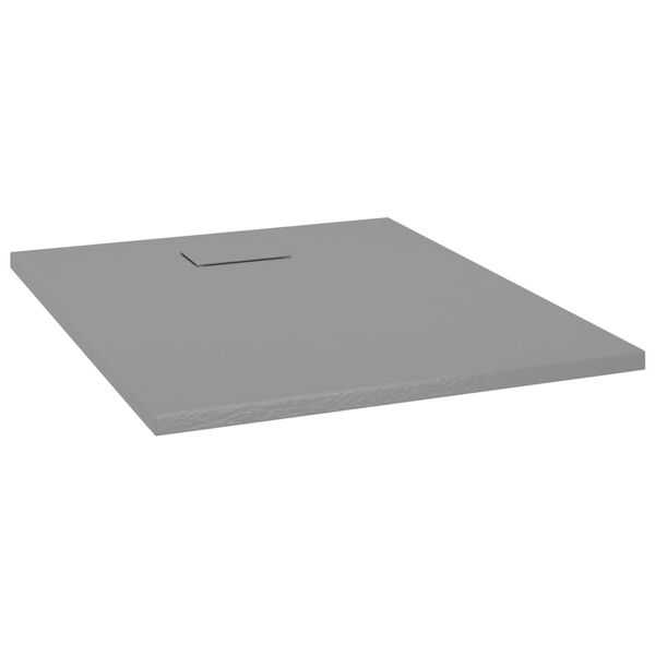 vidaXL Shower Base Tray SMC Grey 100x80 cm