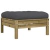 vidaXL Garden Footstools with Cushions 2 pcs Impregnated Wood Pine