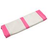 vidaXL Inflatable Gymnastics Mat with Pump 400x100x20 cm PVC Pink