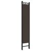 vidaXL 6-Panel Room Divider Brown 240x220 cm Fabric